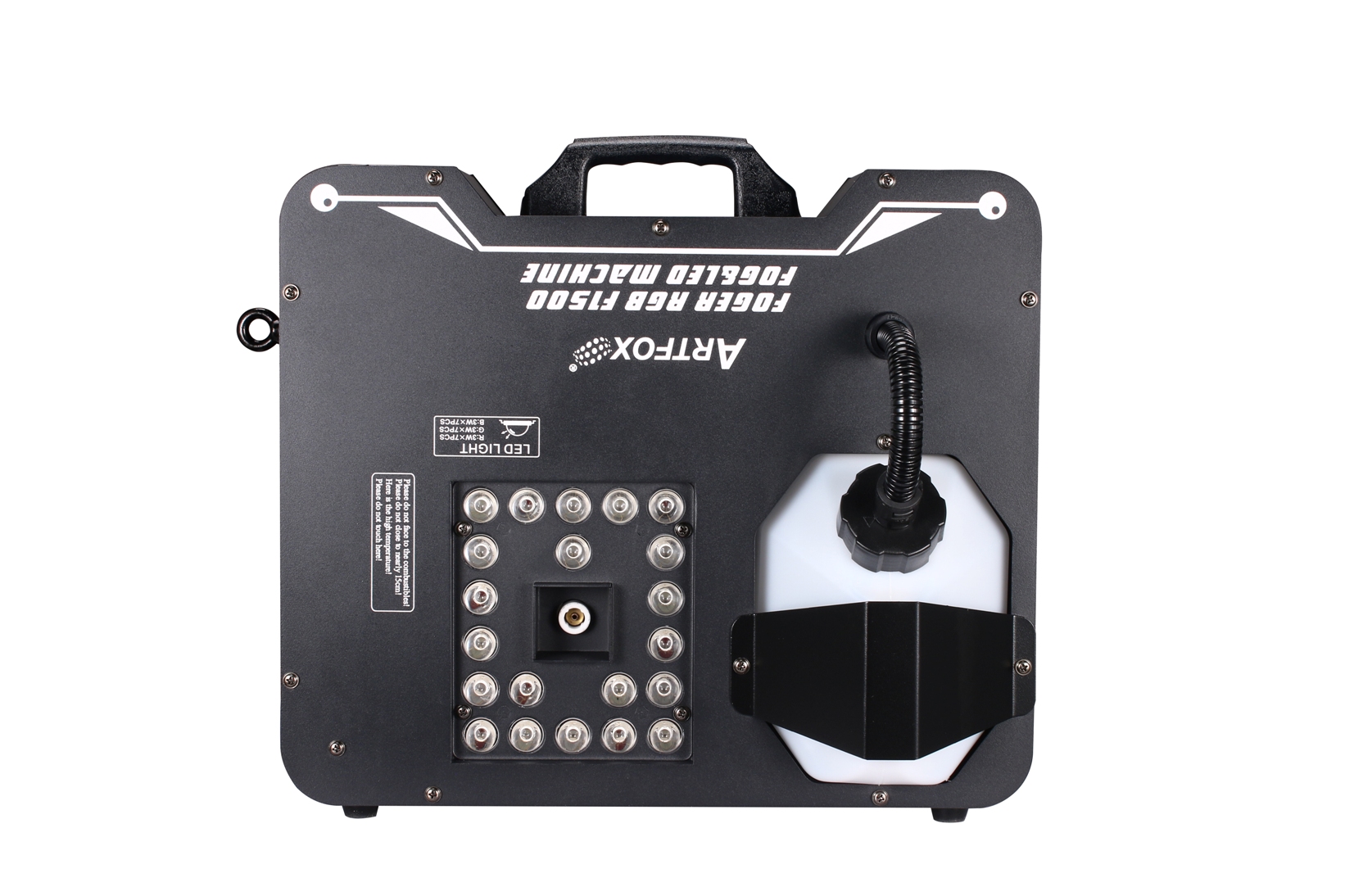 Fog Machine:1500w, 21x3w LEDs(7 Red, 7 Green, 7 Blue), Remote control|Pickup in USA,900,450,1